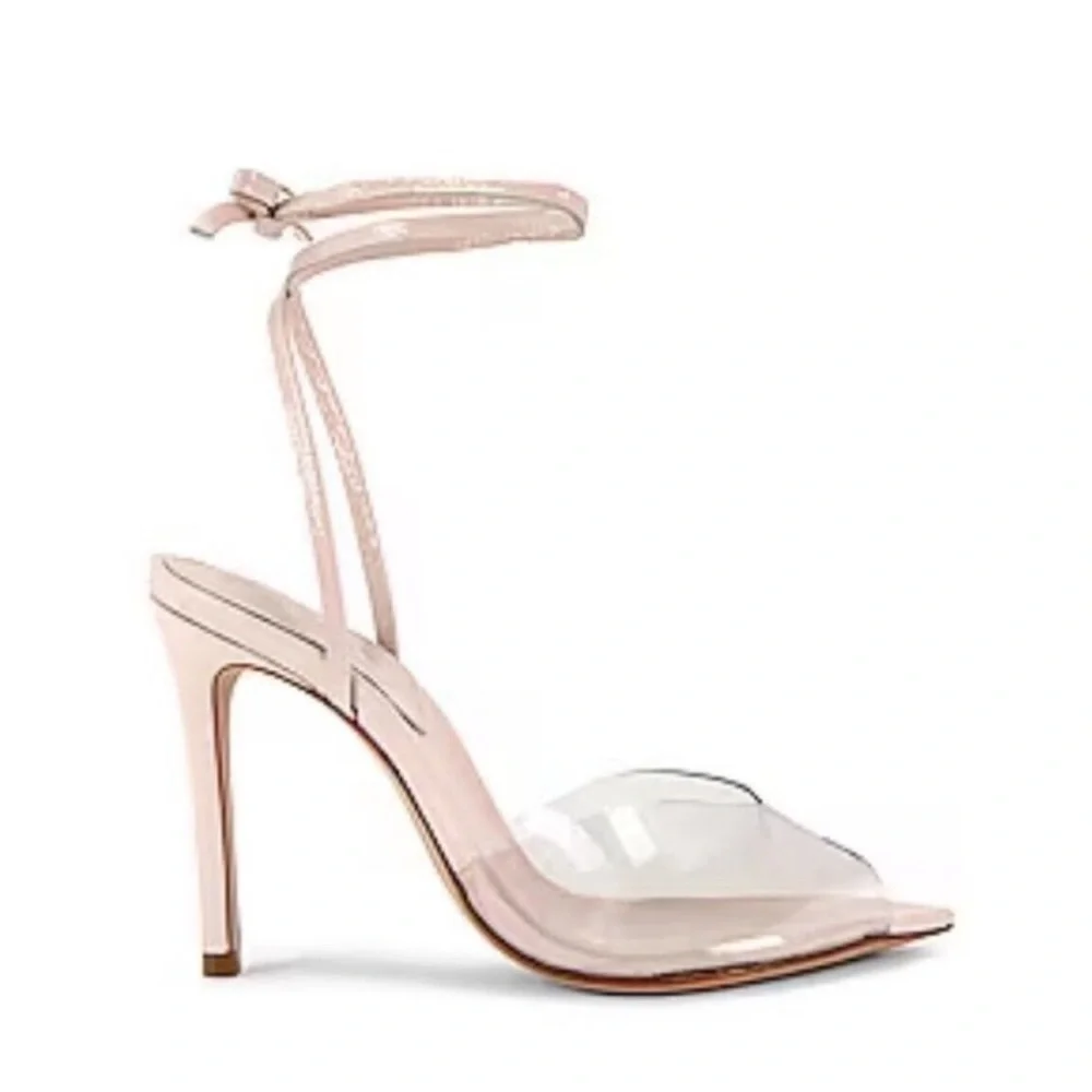 Schutz Desta Heel Revolve in Rose Nude size 8 NWOT